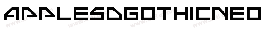 AppleSDGothicNeo Reg字体转换